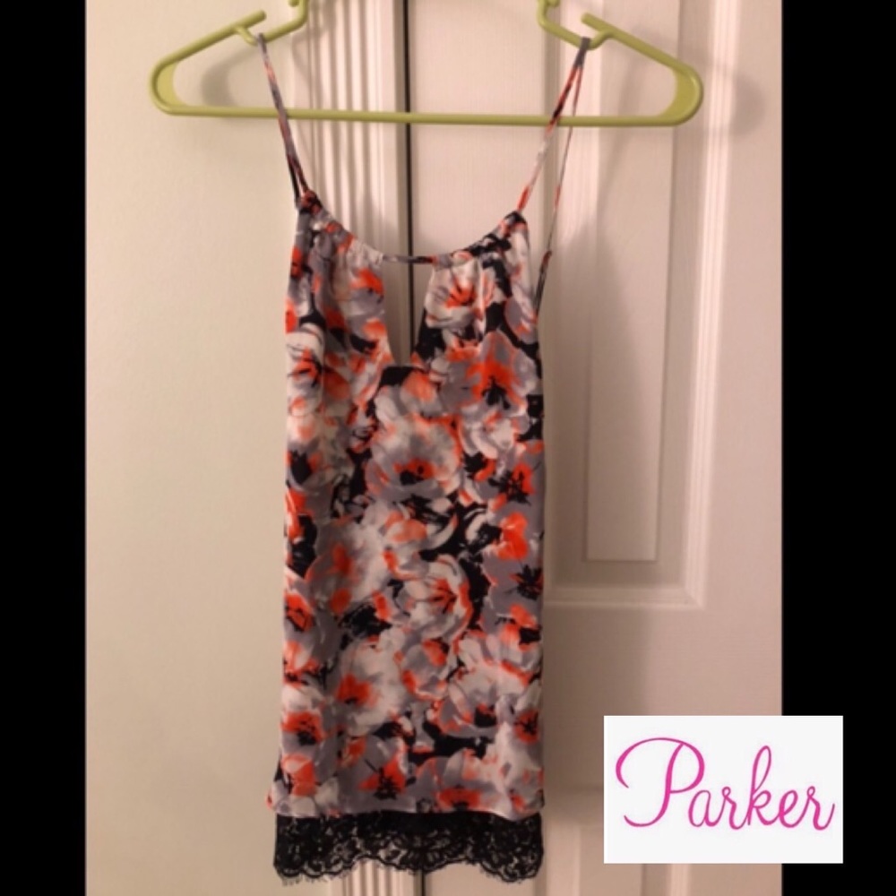 PARKER “silk” top